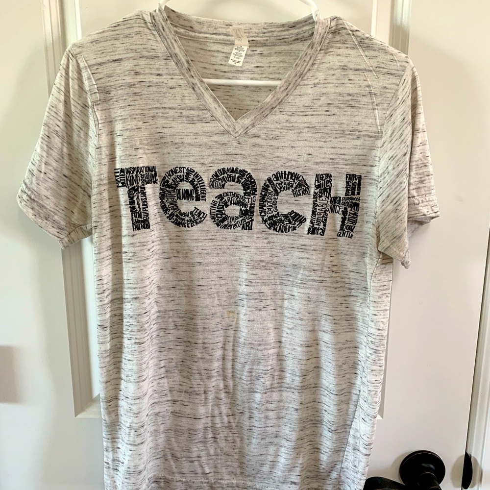 Teacher shirt - heathered grey